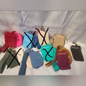 lululemon athletica Vibrant Dual Pouch Wristlet * Selecting One*
